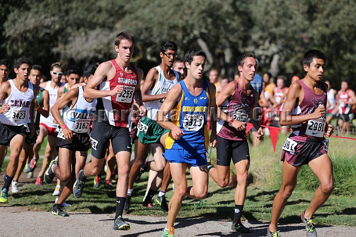 2015SIxcCollege-103.JPG - 2015 Stanford Cross Country Invitational, September 26, Stanford Golf Course, Stanford, California.